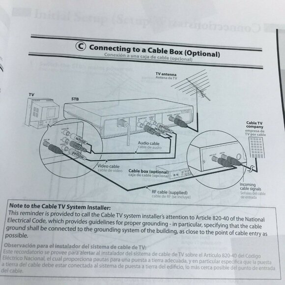 Maagnavox Owners Manual TB100MW9 DTV Digital Analog Converter Box Instructions u - Picture 3 of 5